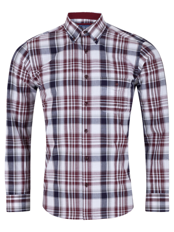 Daniel Grahame Drifter Shirt - Burgundy