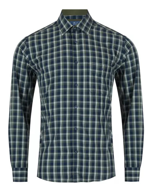 Daniel Grahame Drifter Shirt - Dark Green 14836/38