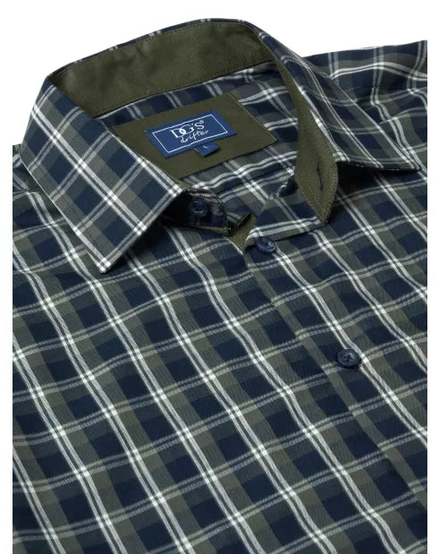 Daniel Grahame Drifter Shirt - Dark Green 14836/38