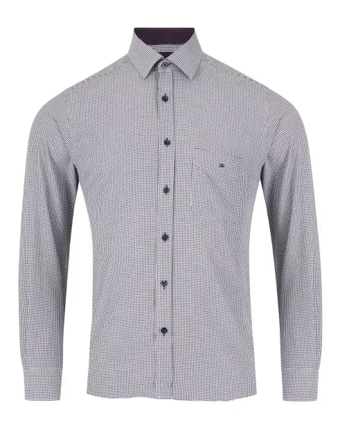 Daniel Grahame Drifter Shirt - Dark Purple 14843/76