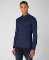 Remus Uomo Cole/Slim Shirt - Navy 17525/78