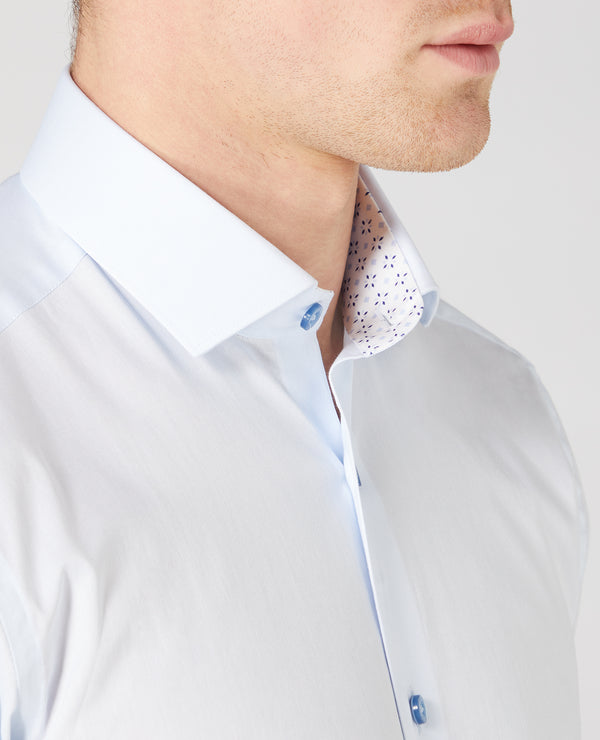 Remus Uomo Kirk/Slim Formal Shirt - Blue