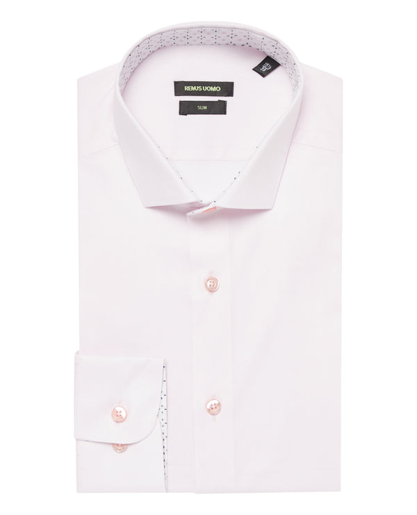 Remus Uomo Slim Shirt - Light Pink