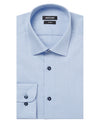 Remus Uomo Tapered/Parker Formal Shirt - Light Blue