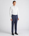 Remus Uomo Kirk/Slim Shirt - Navy/White 18692/18