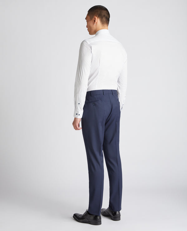 Remus Uomo Kirk/Slim Shirt - Navy/White 18692/18