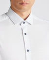Remus Uomo Kirk/Slim Shirt - Navy/White 18692/18