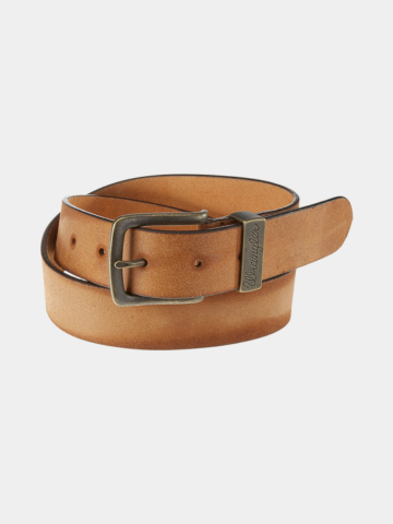 Wrangler Basic Metal Loop Belt - Cognac