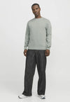 Jack & Jones Star Basic Sweat Crew Neck - Iceberg Green