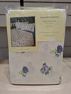 Charlotte Andersen 100% Brushed Cotton Sheet Set - Purple Flower