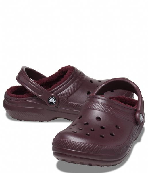 Metallic 2025 burgundy crocs