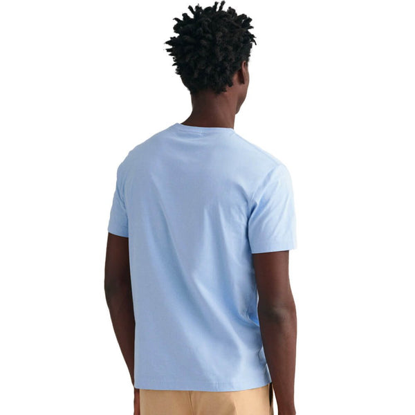 Gant Regular Shield SS T-Shirt - Capri Blue