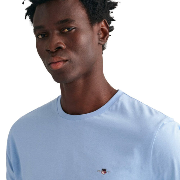 Gant Regular Shield SS T-Shirt - Capri Blue