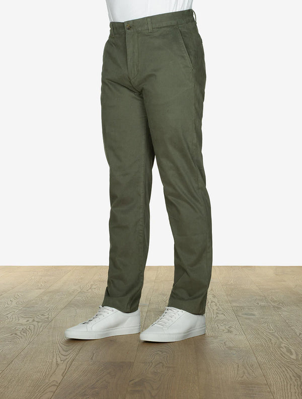 Gant Regular Comfort Super Chinos - Dark Earthy Green