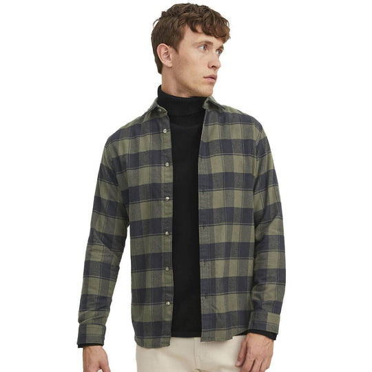 Jack & Jones Joshua Buffalo Shirt LS - Forest Night
