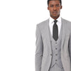 Benetti Travis Antoine 3 Piece Suit - Silver