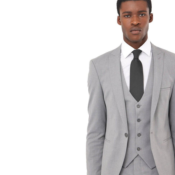 Benetti Travis Antoine 3 Piece Suit - Silver