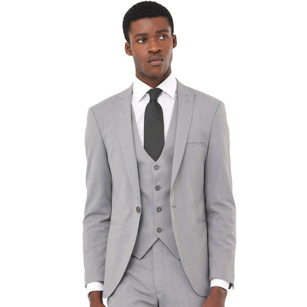 Benetti Travis Antoine 3 Piece Suit - Silver