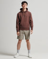 Superdry Code Surplus Logo Hood - French Roast Brown (Size XXL)