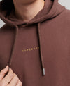 Superdry Code Surplus Logo Hood - French Roast Brown (Size XXL)