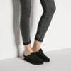 Birkenstock Boston Shearling Suede Leather - Black [Size 37/UK 4]
