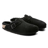 Birkenstock Boston Shearling Suede Leather - Black [Size 37/UK 4]
