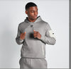 11 Degrees Woven Pocket Hoodie - Vapour Grey