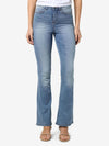 Noisy May Sallie High Waist Flare Jeans - Light Blue Denim