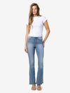 Noisy May Sallie High Waist Flare Jeans - Light Blue Denim