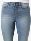 Noisy May Sallie High Waist Flare Jeans - Light Blue Denim