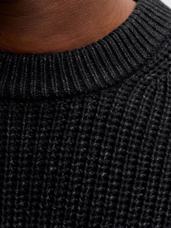 Jack & Jones Bleecker Knit Crew Neck - Sky Captain/Sea Salt