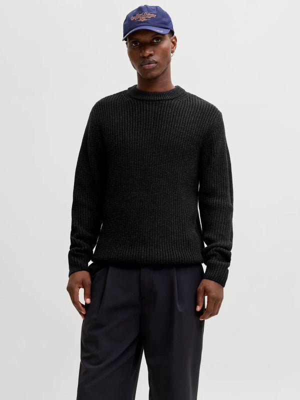 Jack & Jones Bleecker Knit Crew Neck - Sky Captain/Sea Salt