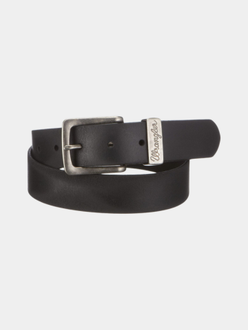 Wrangler Basic Metal Loop Belt - Black
