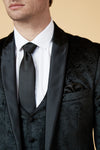 Marc Darcy Simon Velvet Blazer - Black