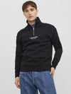 Jack & Jones Vesterbro Sweat 1/4 Zip - Black(SizeXL)