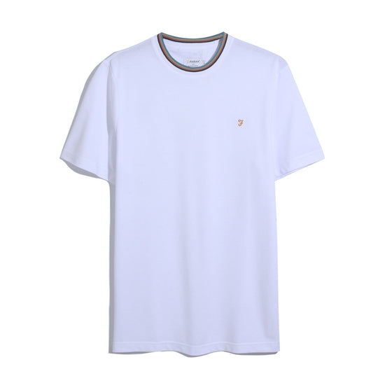 Farah Elton Short Sleeve Tee - White