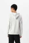 Jack & Jones Bryan Corp Logo Sweat Hood - White Melange