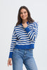 B.Young Omea Crew Jumper - Blue Depths