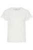 B.Young Taimi Crochet T Shirt - Optical White