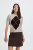BYoung Osmilla Short Sleeve Jumper - Humus Melange