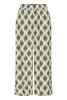 B.Young Joella Crop Pants - Ogee Ikat Kalamata