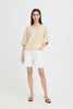B.Young Mobbe V Neck Jumper - Birch