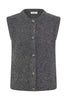 B.Young Omea Vest - Dark Grey Melange