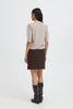 BYoung Osmilla Short Sleeve Jumper - Humus Melange