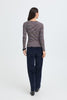 B.Young Tone Long Sleeve T Shirt - Java Stripe