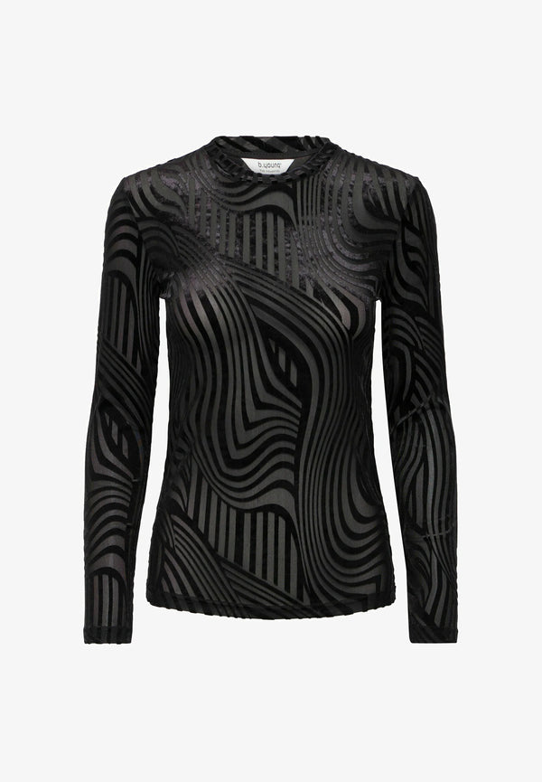 B.young Shirley Top - True Black
