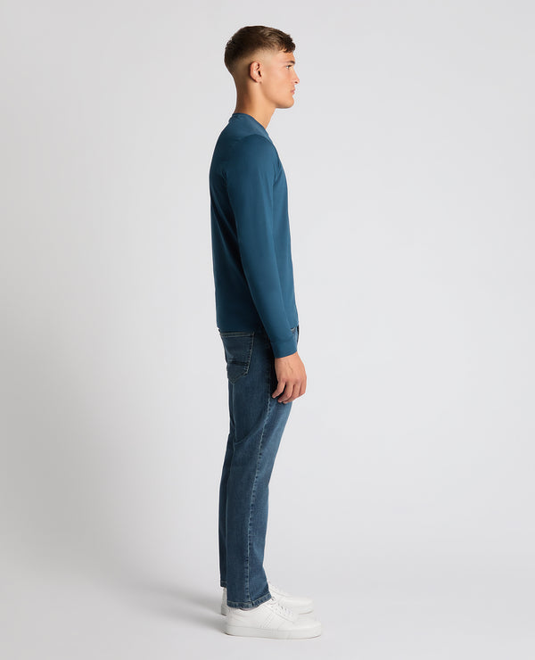 Remus Uomo Long Sleeve Casual Top - Blue Wing 53120_27