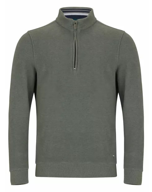 DG's Drifter Half Zip Sweatshirt - Light Green 55120/32