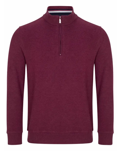 Daniel Grahame Drifter Half Zip 55120/67 - Burgundy