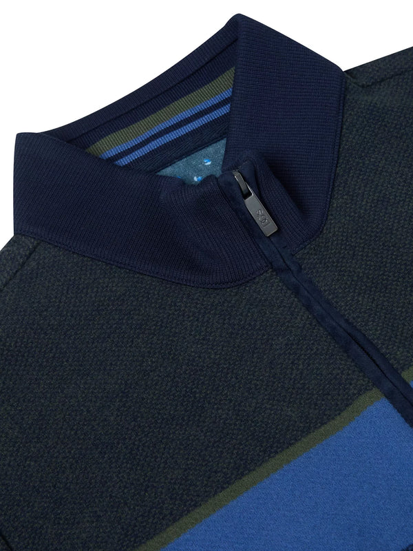 Daniel Grahame Drifter Half Zip Top Blue 55175/27